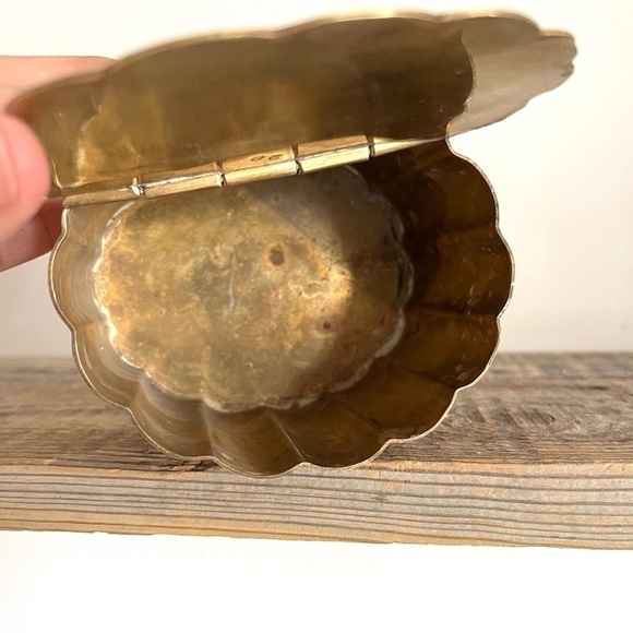 Vintage Brass tea caddy canister - Picture 5 of 5